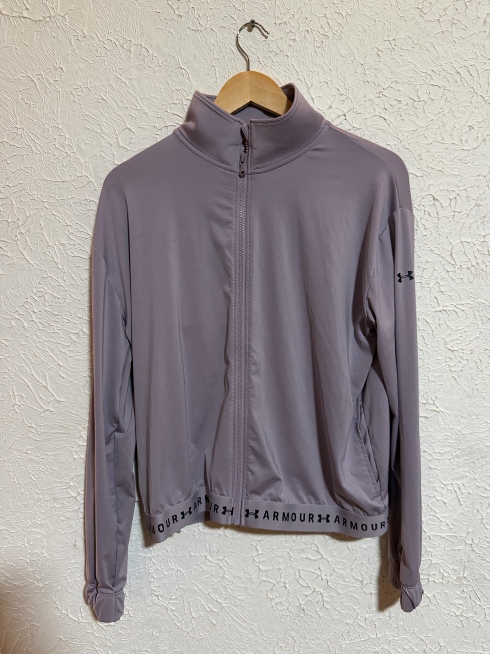 Women's Under Armour Purple Zip-Up Jacket Size Medium